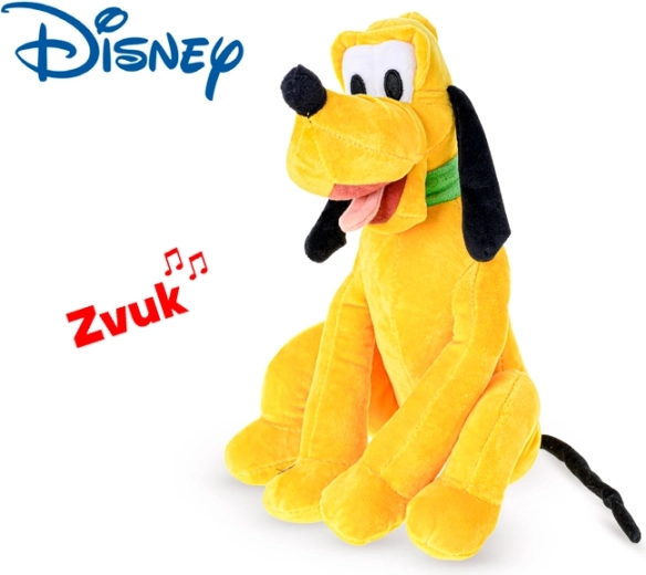 Disney Pluto chien en peluche 30 cm avec sons, assis