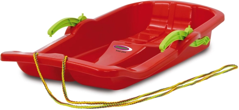Luge Snow Play Karol 80 cm rouge avec freins - 1 pièce