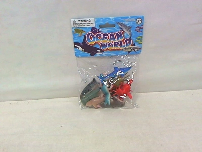 Set de mini figurines d’animaux marins – 12 pièces