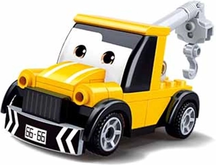 Sluban Power Bricks dépanneuse jaune à remontoir avec yeux