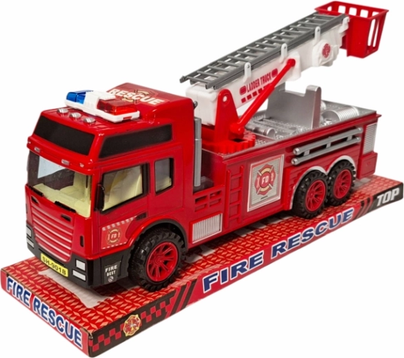 Camion de pompiers avec lumière et son - 1 pièce