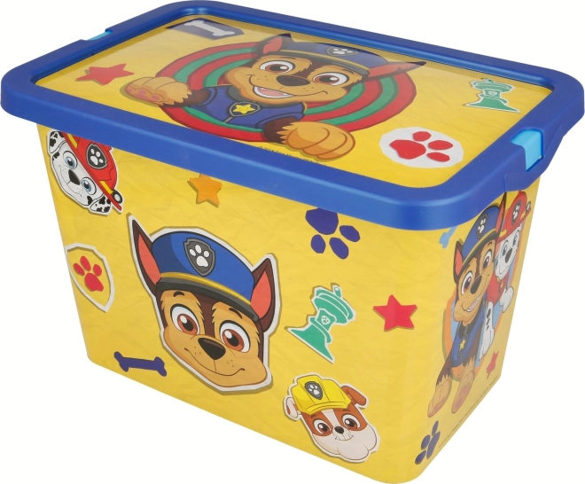 Boîte de rangement en plastique 7 l Paw Patrol