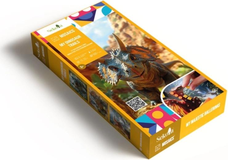 Sekoia mosaics dinosaures – kit créatif de mosaïque