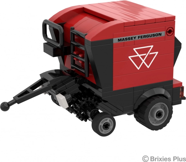 brixies plus massey ferguson rb f – presse à balles rondes (maquette 3D, 172 pièces)