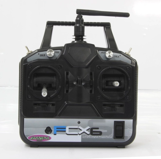 Émetteur Jamara FCX6 2,4 GHz, gaz à droite (B-stock) - 1 pièce