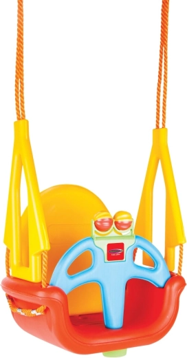 Balançoire pour enfants JAMARA Grow with me 3 en 1 rouge-jaune