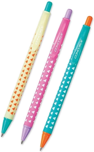 Stylo à bille CONCORDE Crazy, couleurs pastel