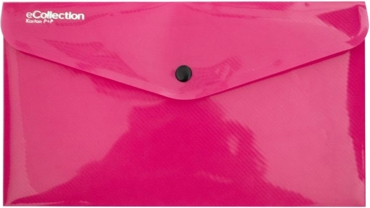 Pochette à bouton-pression rose