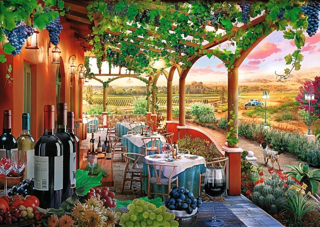 Puzzle TREFL Premium Plus Tea Time : vignoble italien 1000 pièces
