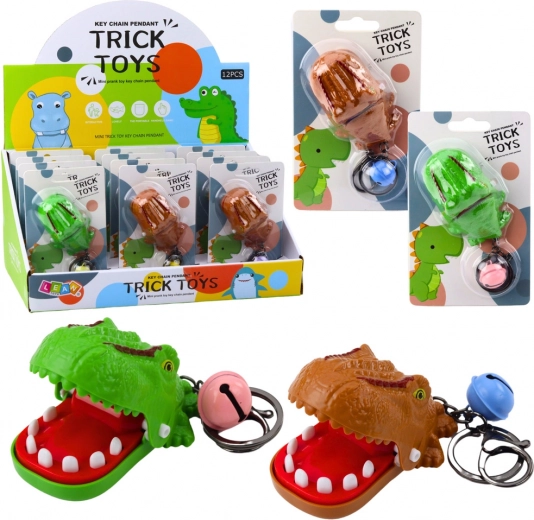 Jeu Porte-clés Dentiste Dino d’Adresse 2-en-1