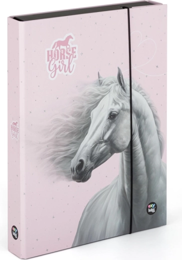 Boîte pour cahiers A4 Jumbo Cheval Romantic