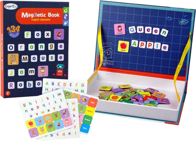 Livre magnétique pour apprendre l’alphabet anglais