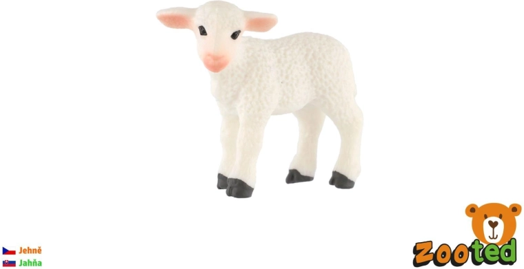 Figurine Zooted d’agneau de mouton domestique 5 cm