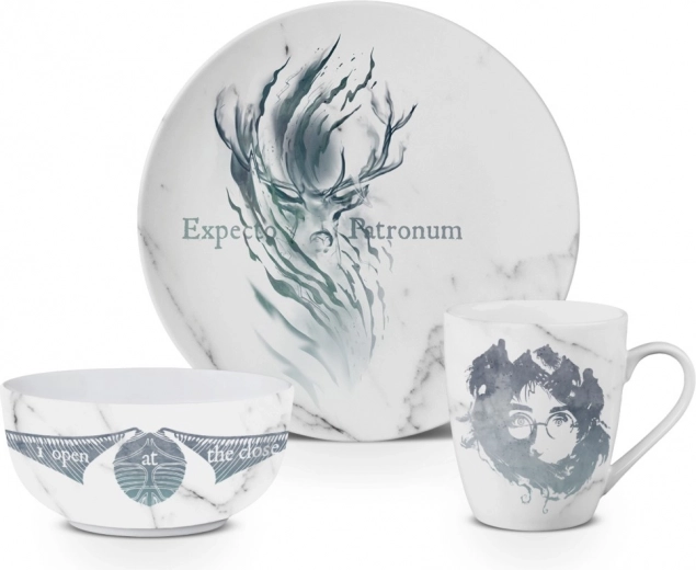 Coffret cadeau Harry Potter – bol, assiette et mug