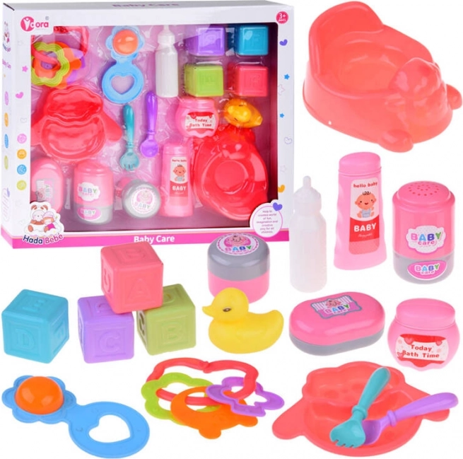 Ensemble de jouets pour enfants avec pot et canard