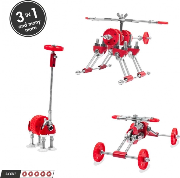 Kit de construction hélicoptèrebit The OffBits 3 en 1