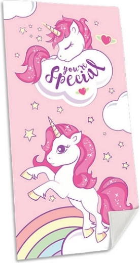 Serviette avec licorne 70 × 140 cm