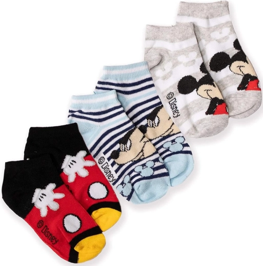 Lot de chaussettes basses Mickey - 3 paires