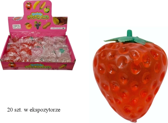 Pâte antistress extensible fraise