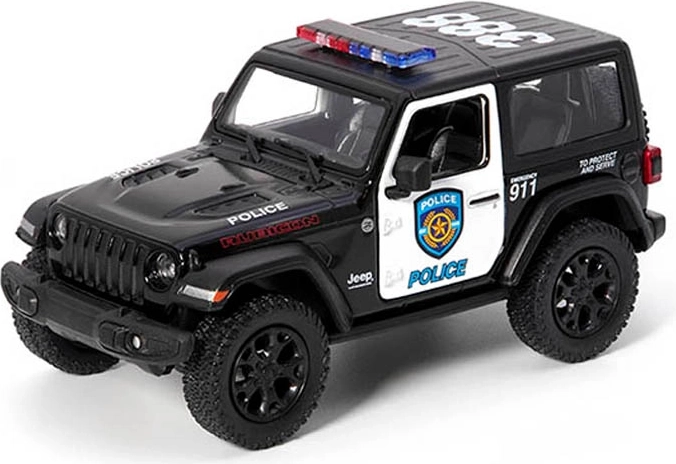 Modèle en métal Jeep Wrangler – police 2018