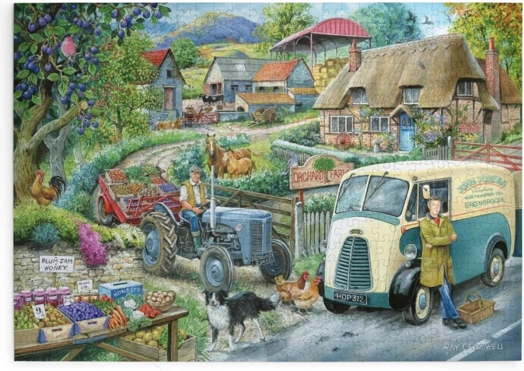 Puzzle Vente de produits agricoles, 500 pièces