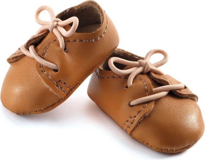 Chaussures pour poupée DJECO Pomea marron