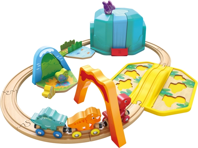 Circuit de train Dinosaures