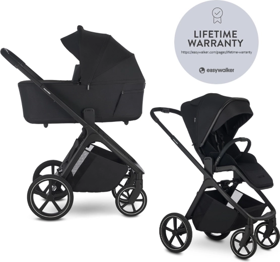 Poussette combinée Easywalker Zoey Go Pure Black