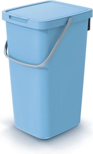 Poubelle SYSTEMA Q Collect 25 l bleu clair