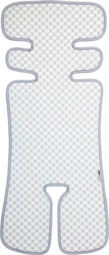 FreeON matelas universel pour poussette et siège auto 3D Mesh gris/blanc