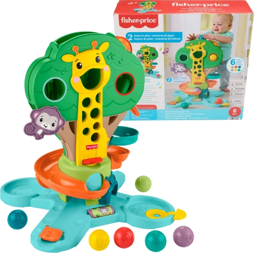 Arbre d’activités Fisher-Price avec billes, de la position assise à la position debout