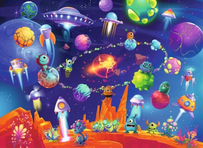 Puzzle Extraterrestres XL 60 pièces