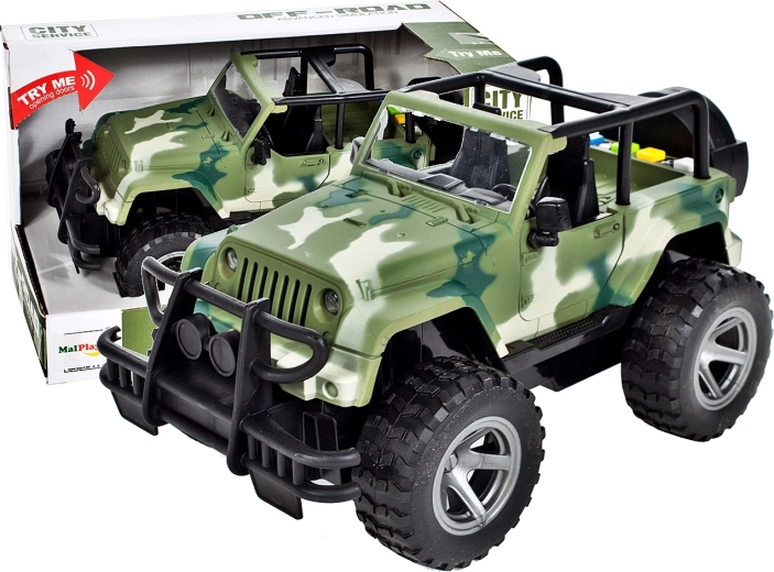 Jeep Wrangler 1:16 – jouet avec sons et lumières