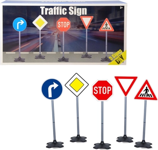 Panneaux de signalisation pour enfants 5 pcs CITY COLLECTION