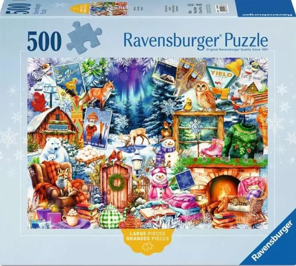 Puzzle Ravensburger Village de montagne XXL 500 pièces