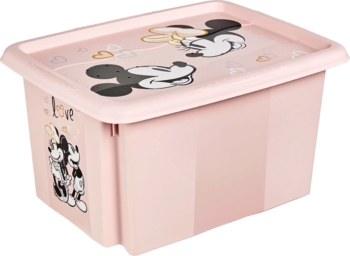 Boîte de rangement avec couvercle Minnie 15 l