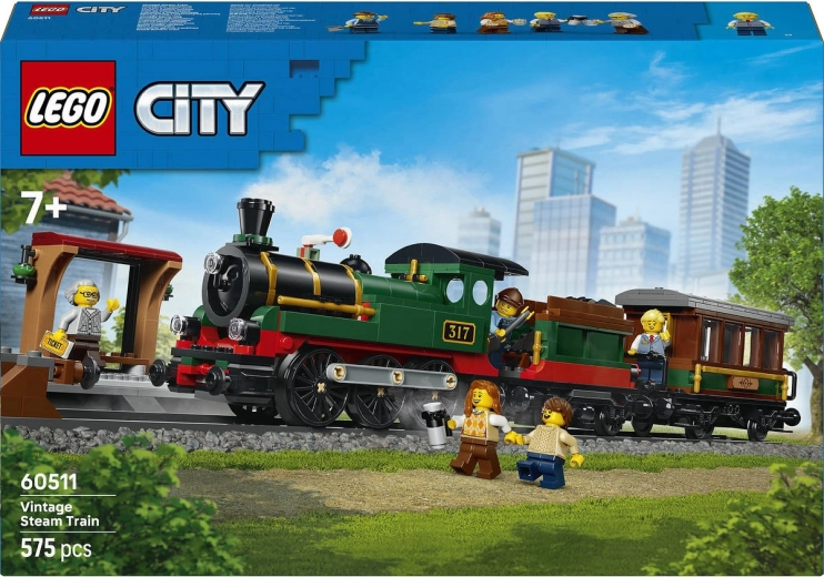 LEGO City Train rétro avec locomotive à vapeur