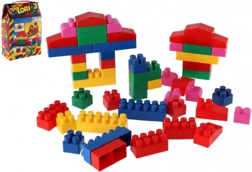 Jeu de construction Lori 3 en plastique, 50 pièces