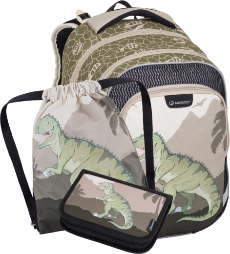 Bagmaster LUMI 24 C petit set scolaire pour élèves de CP avec dinosaure