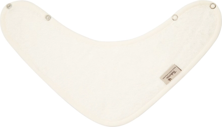 Bavoir bandana Timboo Daisy White 36 × 22 cm