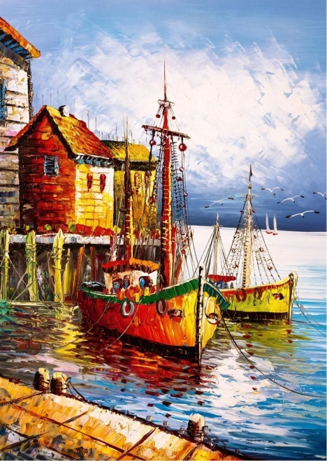 Puzzle ART PUZZLE port orange 500 pièces