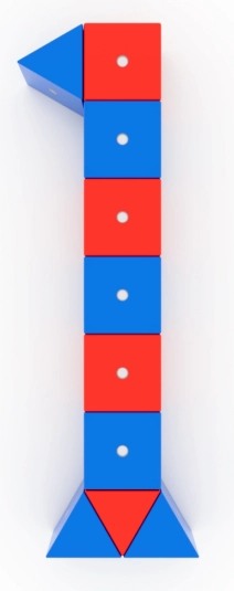 Blocs magnétiques en bois WABI – set de 80 pièces