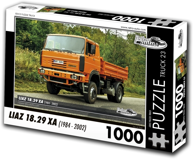Puzzle RETRO-AUTA ŠKODA LIAZ 18.29 XA (1994–2002) – 1000 pièces