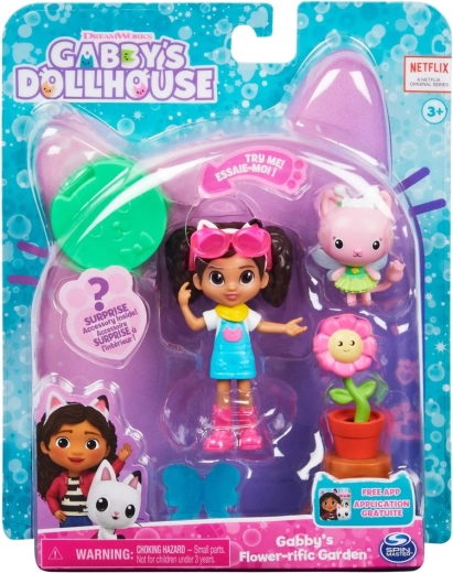 Gabby's Dollhouse petite boîte de jeu jardin avec figurine de Gabby