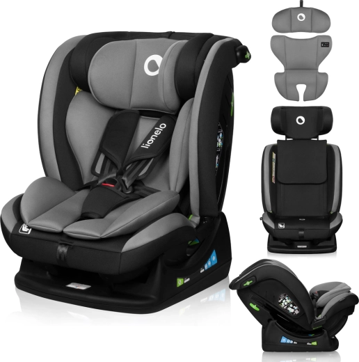 Lionelo Aart i-Size siège-auto 40–150 cm Grey Graphite