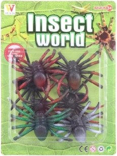 Collection d'araignées sur carte