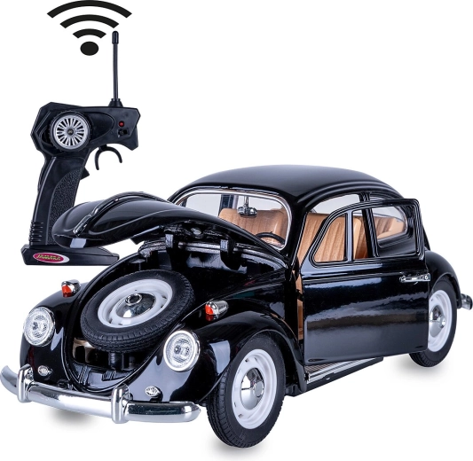 Modèle RC Volkswagen Beetle 1:18 noir