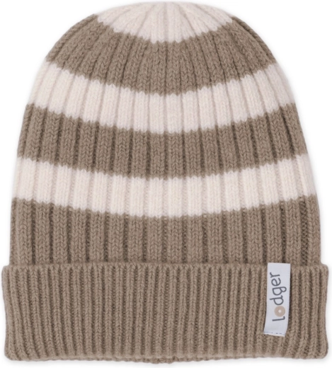 Bonnet Lodger Stripe Merino Buffalo (0–3 mois)