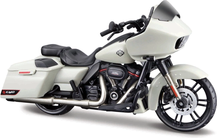 Maisto Harley-Davidson 2018 CVO Road Glide gris-blanc 1:18