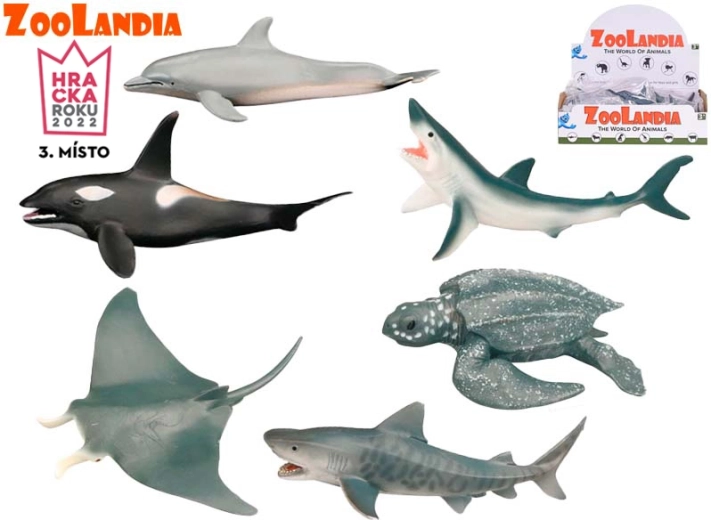 Zoolandia animaux marins – ensemble de figurines en plastique 8–15 cm